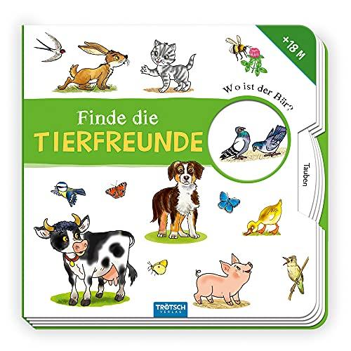 Trötsch Pappbilderbuch Finde die Tierfreunde: Entdeckerbuch Beschäftigungsbuch Spielbuch