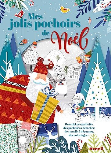 Mes jolis pochoirs de Noël : Des stickers pailletés, des pochoirs à détacher, des motifs à découper