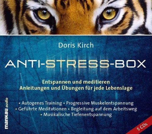 Anti-Stress-Box. Entspannen und meditieren, 5 Audio-CDs: Anleitungen und Übungen für jede Lebenslage