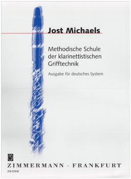 Methodische Schule der klarinettistischen Grifftechnik: System Oehler -  deutsches System