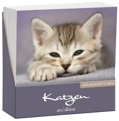 Katzen: Grußkärtchen (Glückskärtchen)