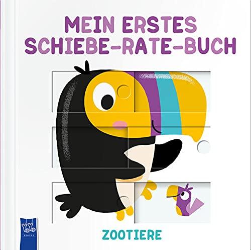 Mein erstes Schiebe-Rate-Buch - Zootiere: Mit 4 Schiebebildern