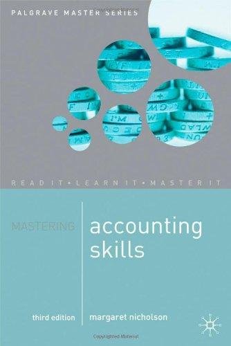 Mastering Accounting Skills (Palgrave Master Series)