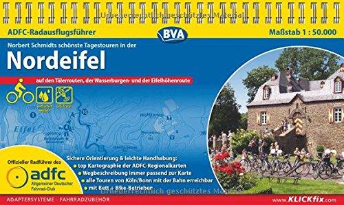 ADFC-Radausflugsführer Nordeifel 1:50.000 praktische Spiralbindung, reiß- und wetterfest, GPS-Tracks Download: auf den Tälerrouten, der Wasserburgen- und der Eifelhöhenroute