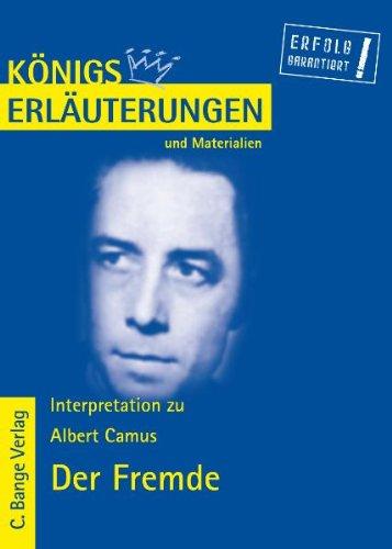 Königs Erläuterungen und Materialien, Bd.61, Der Fremde