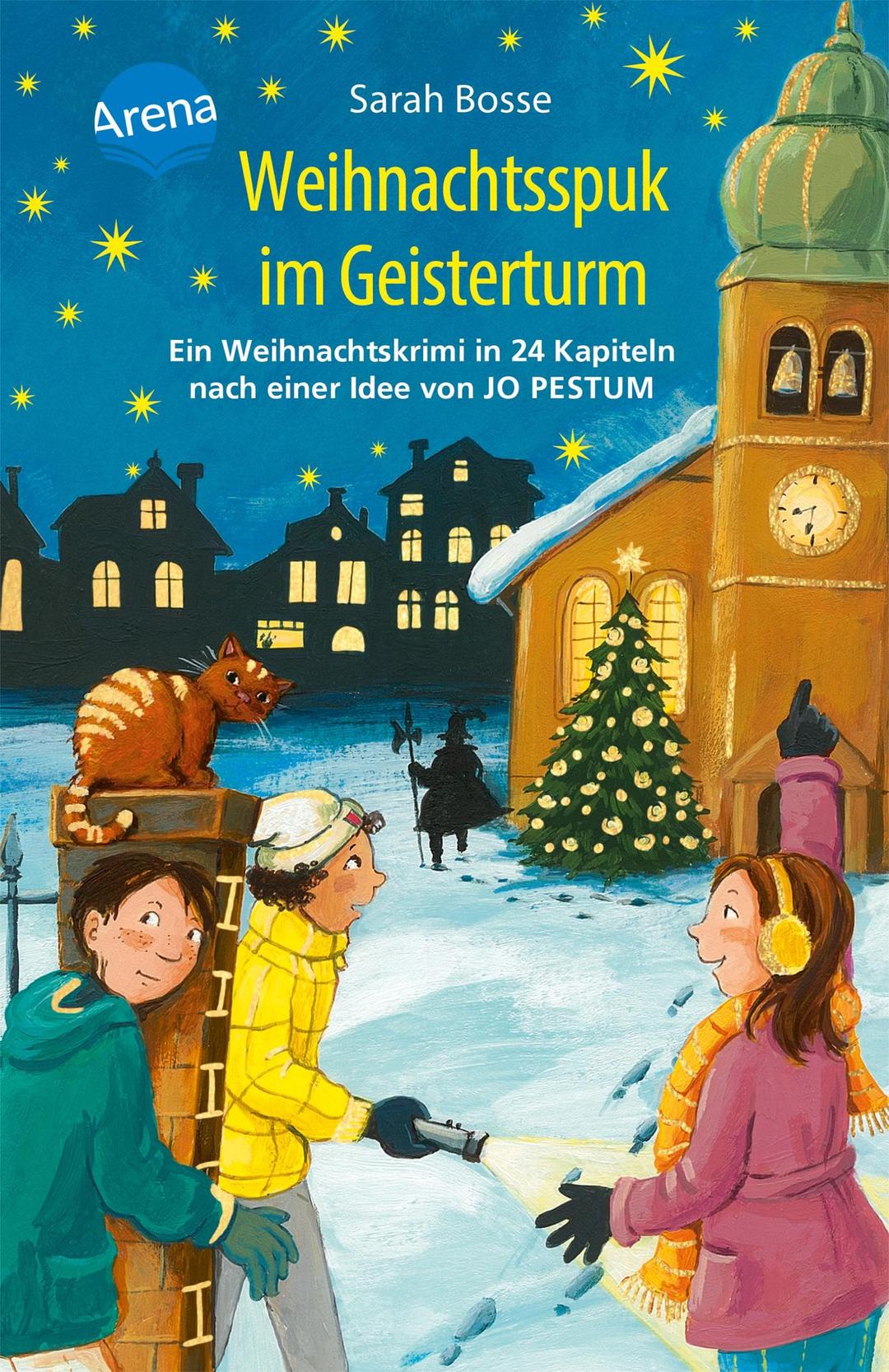 Weihnachtsspuk im Geisterturm. Ein Weihnachtskrimi in 24 Kapiteln nach einer Idee von Jo Pestum: Adventskalender-Krimi mit perforierten Seiten zum Auftrennen