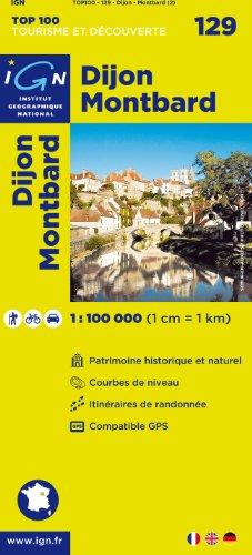 IGN Karte, Tourisme et découverte Dijon, Montbard (Ign Map)