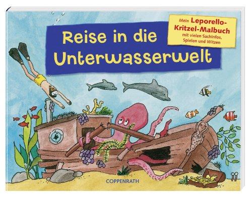 Reise in die Unterwasserwelt: Mein Leporello-Kritzel-Malbuch