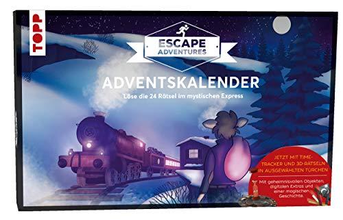 Adventskalender Escape Adventures - Der mystische Express: Löse die 24 Rätsel im mystischen Express. Mit geheimnisvollen Objekten, digitalen Extras ... (ca. 50 cm x 30,8 cm x 3,5 cm)