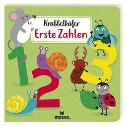 Krabbelkäfer - Erste Zahlen | Pappbilderbuch für Kinder ab 2 Jahren | Zahlen von 1 bis 10