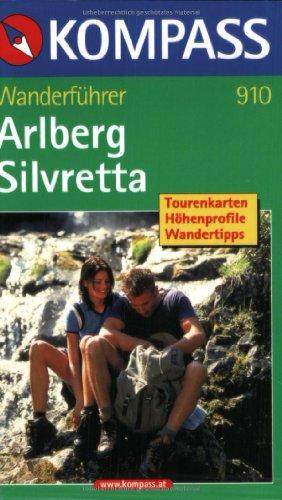 Arlberg, Silvretta. Wanderführer. Tourenkarten, Höhenprofile, Wandertipps