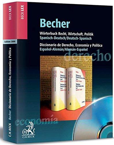 Wörterbuch Recht, Wirtschaft, Politik auf CD-ROM Edition 2007: Spanisch-Deutsch/Deutsch-Spanisch