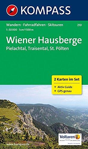 Wiener Hausberge - Pielachtal - Traisental - St. Pölten: Wanderkarten-Set mit Aktiv Guide, Radwegen und Skitouren. GPS-genau. 1:50000 (KOMPASS-Wanderkarten, Band 210)