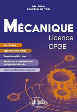 Mécanique : licence, CPGE