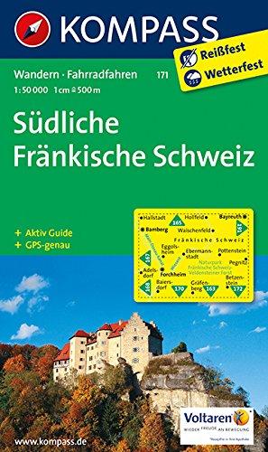 Südliche Fränkische Schweiz: Wanderkarte mit Aktiv Guide und Radwegen. GPS-genau. 1:50000