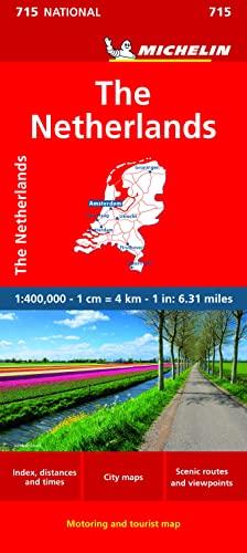 Michelin Niederlande: Straßen- und Tourismuskarte 1:400 000 (MICHELIN Nationalkarten)