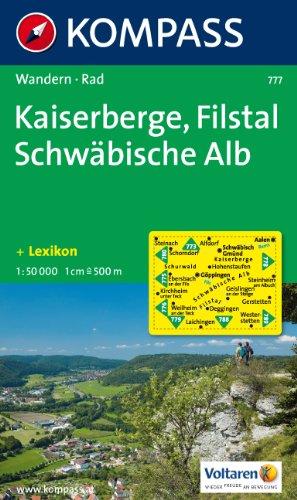 Kaiserberge - Filstal - Schwäbische Alb 1 : 50 000: Wanderkarte mit Radrouten und Kurzführer