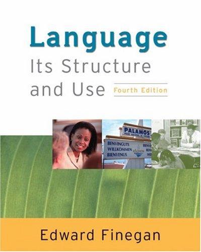 Language. Its Structure and Use