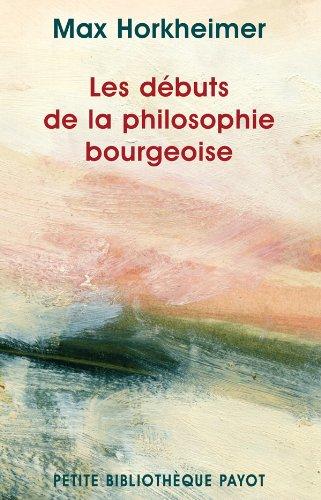 Les débuts de la philosophie bourgeoise de l'histoire. Hegel et le problème de la métaphysique