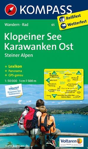 Klopeiner See - Karawanken Ost - Steiner Alpen: Wanderkarte mit KOMPASS-Lexikon und Radwegen. GPS-genau. 1:50000