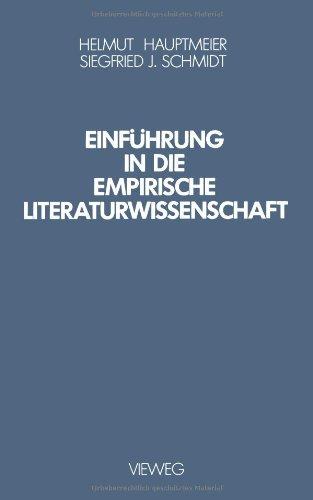 Einführung in die Empirische Literaturwissenschaft