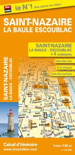 Plan de Ville de Saint Nazaire. la Baule Escoublac - Echelle : 1/13 500