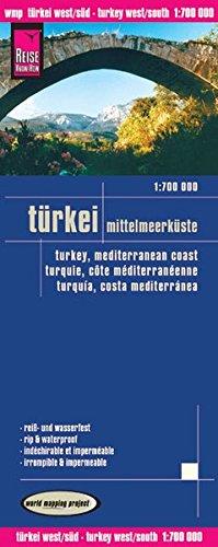 Reise Know-How Landkarte Türkei - Mittelmeerküste (1:700.000): world mapping project