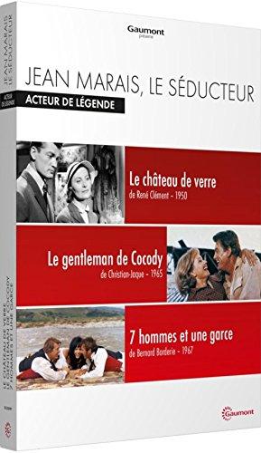 Coffret jean marais, le séducteur : le château de verre ; le gentleman de cocody ; 7 hommes et une garce [FR Import]