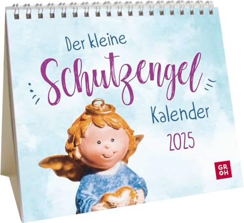 Mini-Kalender 2025: Der kleine Schutzengelkalender: Mini-Monatskalender. Kleiner Tischkalender zum Aufstellen mit Monatskalendarium