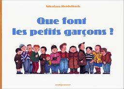 Que font les petits garçons ?