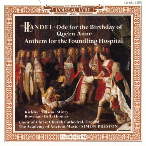 Ode for Queen Anne/Foundling Hospital/Missa Brevis