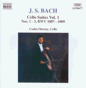 Bach: Cellosuiten Vol. 1 Onczay