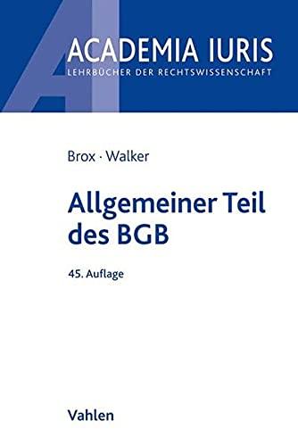 Allgemeiner Teil des BGB (Academia Iuris)