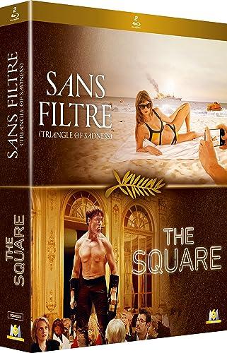 Coffret palme d'or : sans filtre (triangle of sadness) + the square [Blu-ray] [FR Import]