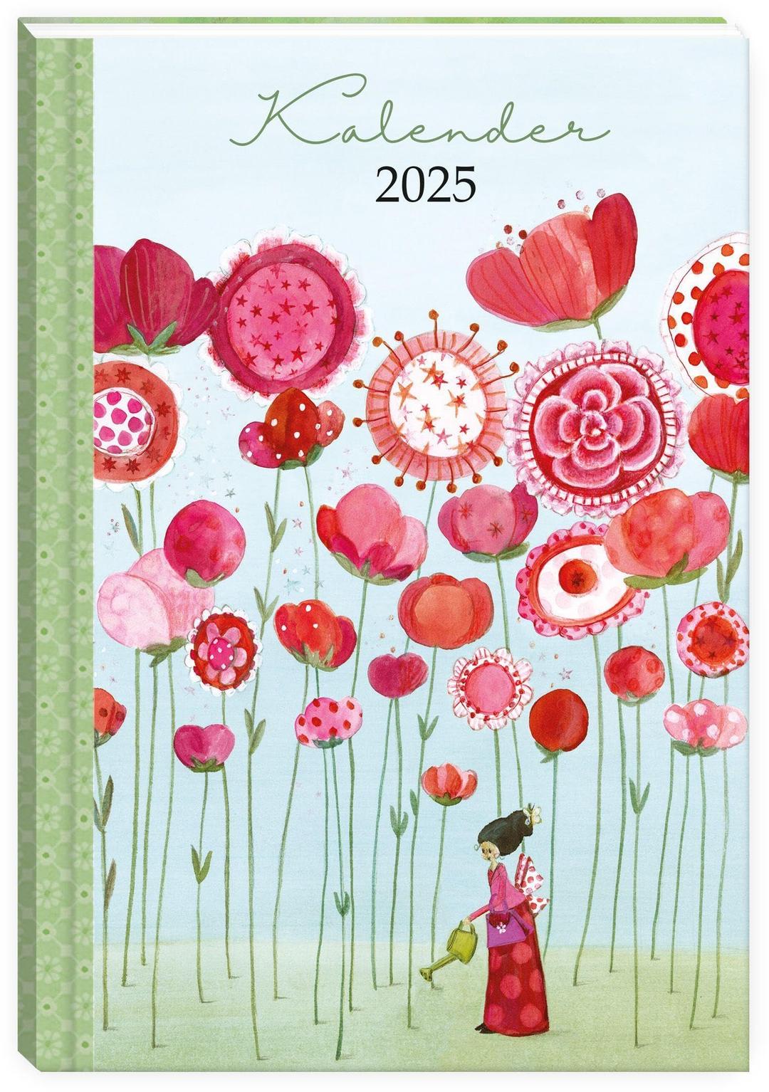 Taschenkalender 2025: Mohnblumen