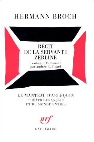 Récit de la servante Zerline