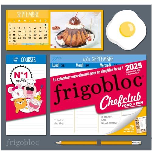 Frigobloc Hebdomadaire 2025 Chefclub (de sept. 2024 à déc. 2025)