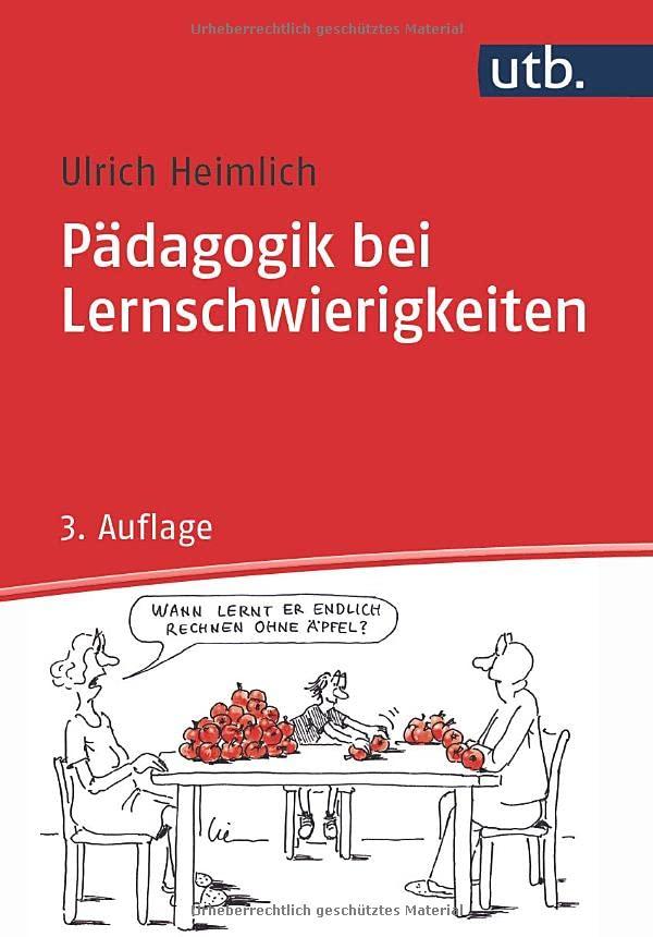 Pädagogik bei Lernschwierigkeiten: Sonderpädagogische Förderung im Förderschwerpunkt Lernen