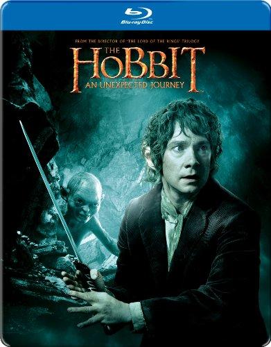 The Hobbit: An Unexpected Journey - Limited Edition Steelbook [Blu-ray + UV Copy] [2012] [Region Free] [UK Import]