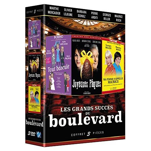 Coffret les grands succés du boulevard 3 pièces : joyeuses pâques ; ma femme s'appelle maurice ; tout bascule [FR Import]