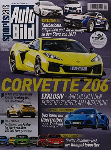 AUTO BILD SPORTCARS 1/2023 "Corvette Z06 - Exklusiv - Wir checken den Porsche-Schreck am Lausitzring"