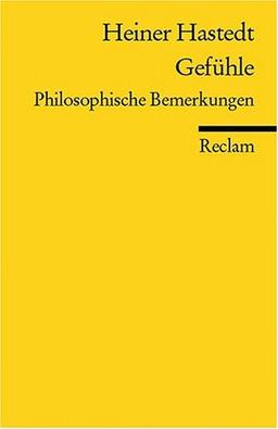 Gefühle: Philosophische Bemerkungen