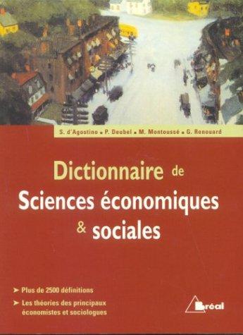 Dictionnaire de sciences économiques et sociales