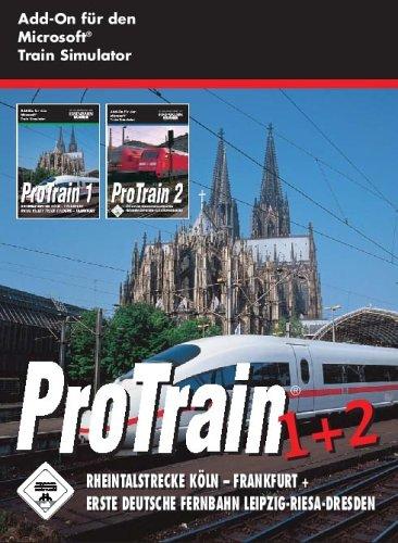 Train Simulator - ProTrain 1 + 2: Rheintalstrecke Köln - Frankfurt + Erste deutsche Fernbahn Leipzig - Riesa - Dresden