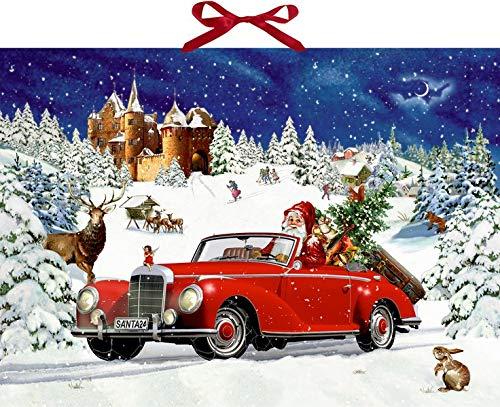 Wandkalender – Winterfahrt im Oldtimer