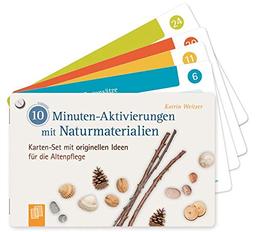 10-Minuten-Aktivierungen mit Naturmaterialien: Karten-Set mit originellen Ideen für die Altenpflege