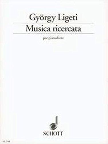 Musica ricercata: per pianoforte. Klavier.