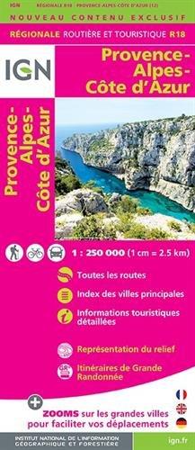 Provence Alpes Côtes d`Azur 2015. 1 : 250 000