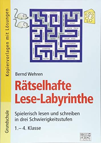 Rätselhafte Lese-Labyrinthe: Spielerisch lesen und schreiben in drei Schwierigkeitsstufen 1.-4. Klasse