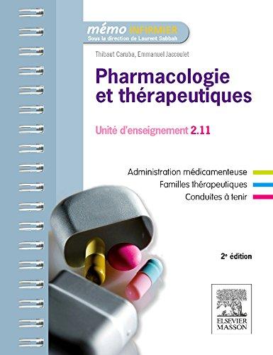 Pharmacologie et thérapeutiques : UE 2.11